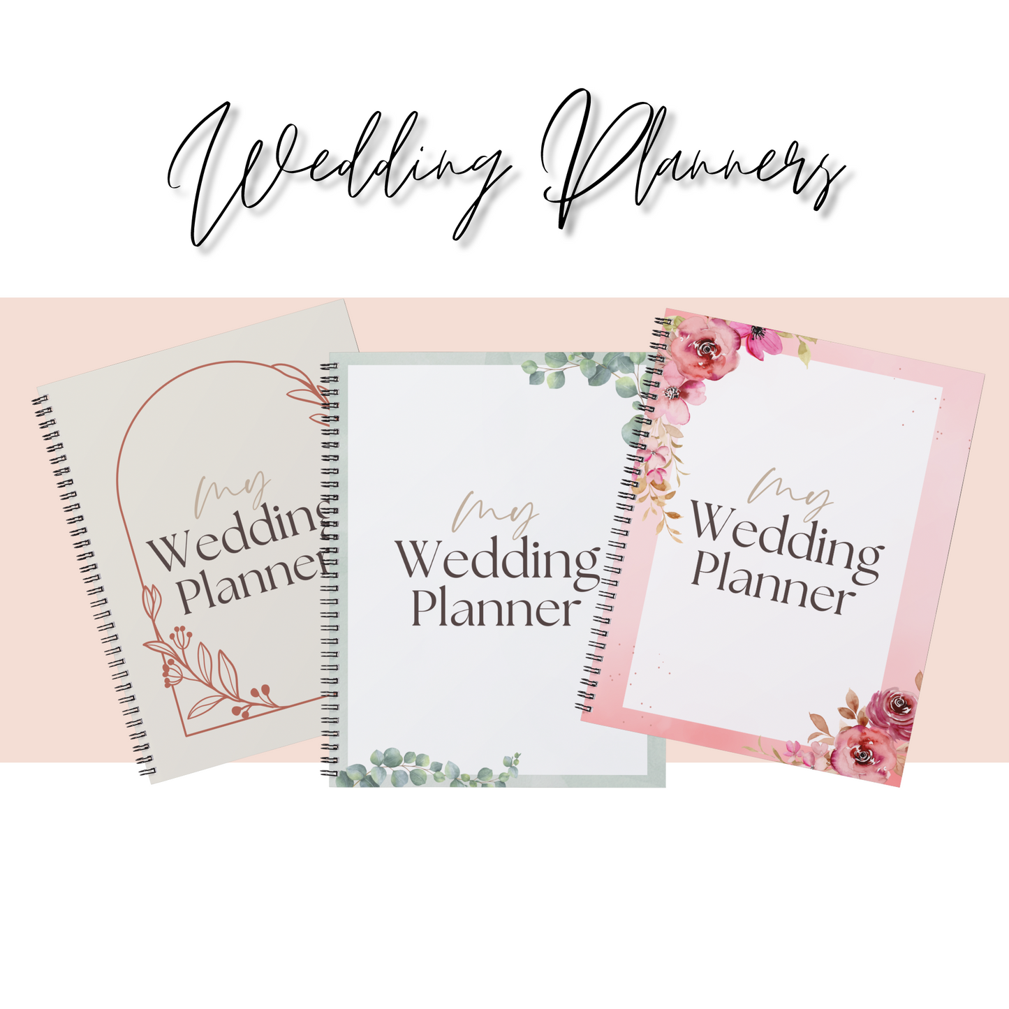 Digital Wedding Planner - Pink Floral Ultimate Wedding Planner